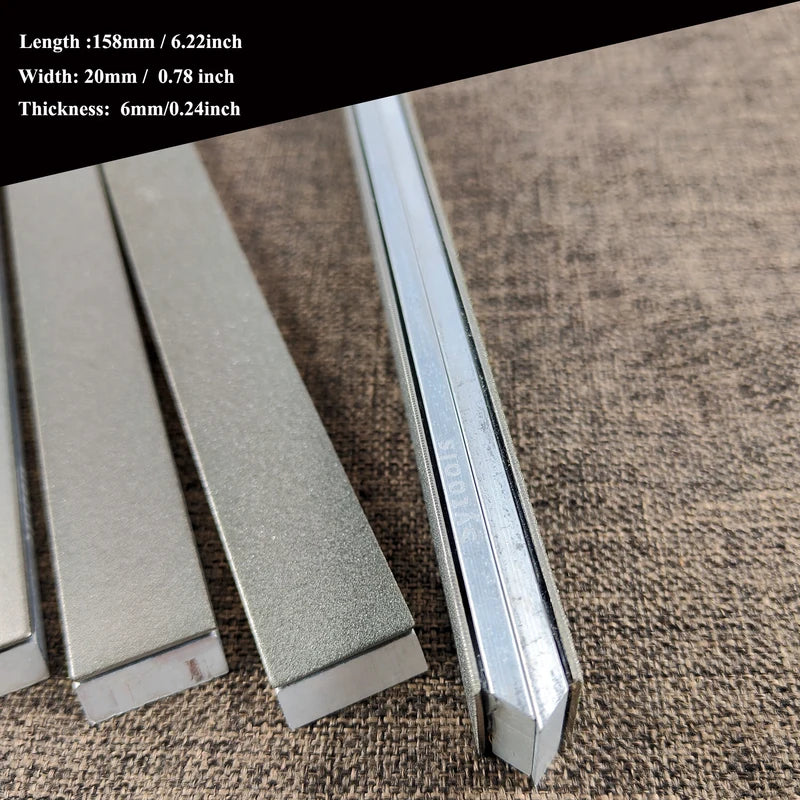 Knife Sharpening Stones Set with Diamond Abrasives for Kitchen & Professional Use