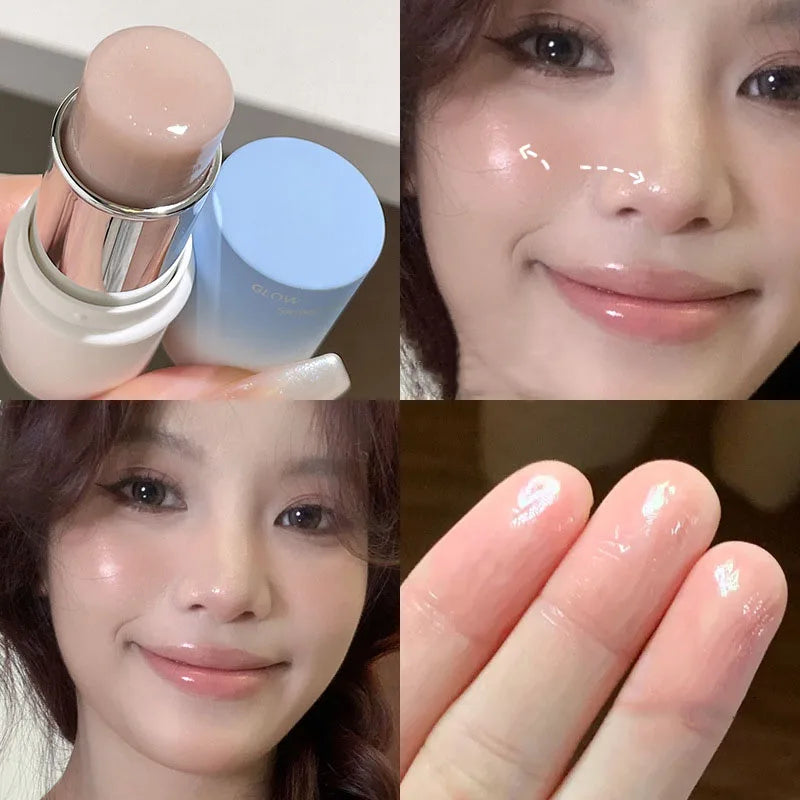 Waterproof Highlighter Stick for Face Makeup Brightening & Contouring - Multiple Colors
