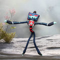 Helluva Boss Anime Movable Stuffed Doll with Abstract Body Wire Skeleton Cosplay Halloween Prop - Handmade