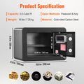 Electronic Safe Deposit Box 1.2 Cu Ft Digital Lock & Override Keys