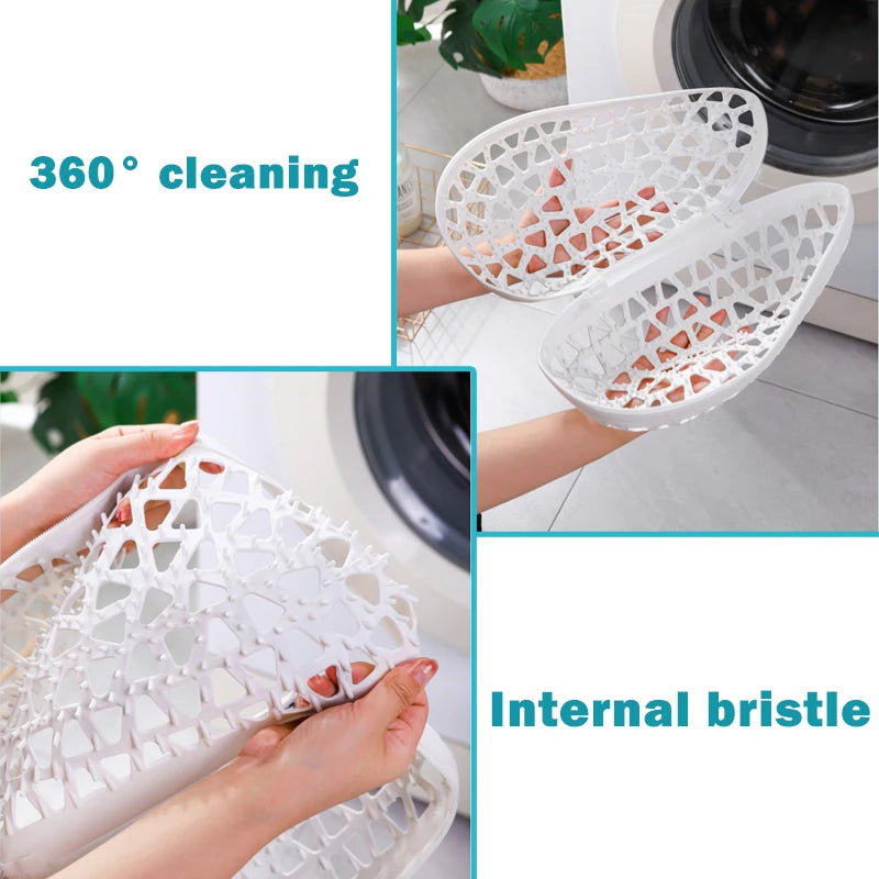 Silicone Shoe Washing Bag Laundry Protector for Shoes - Anti-Deformation