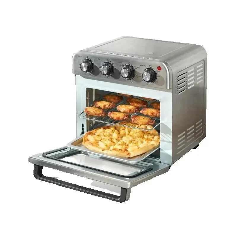 18L Air Fryer Toaster Oven Stainless Steel Countertop Combo - 7-in-1