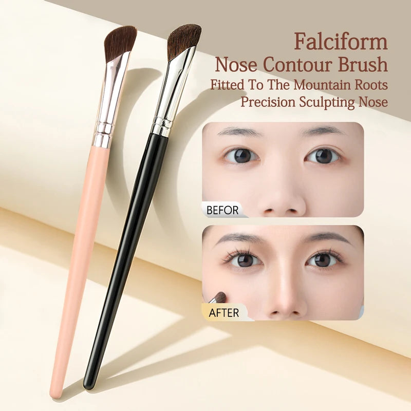 Soft Makeup Nose Shadow Brush for Sculpting and Dyeing - Diagonal Tool