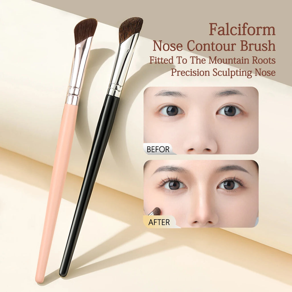 Soft Makeup Nose Shadow Brush for Sculpting and Dyeing - Diagonal Tool