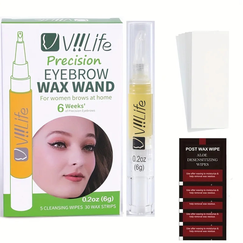 Gentle Hair Removal Wax for Sensitive Skin - Soft Wax for Eyebrows & Upper Lip
