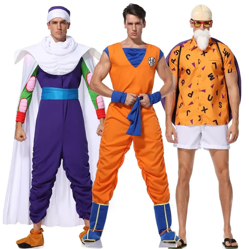 Goku Cosplay Costumes for Men - Turtle and Piccolo Role Play Outfits