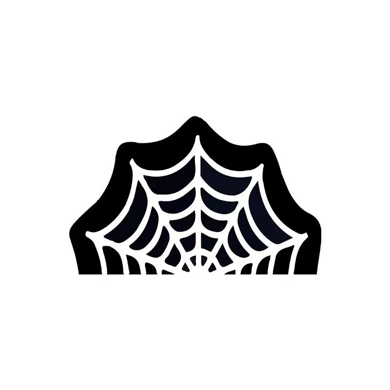Halloween Spider Web Non-Slip Absorbent Door Mat for Living Room Porch Bedroom