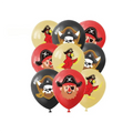 18PCS Inflatable Pirate Swords and Latex Balloons Party Favors for Kids Birthday Halloween