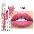 Shiny Glitter Liquid Lipstick - Waterproof Long Lasting Lip Gloss with Diamond Effect