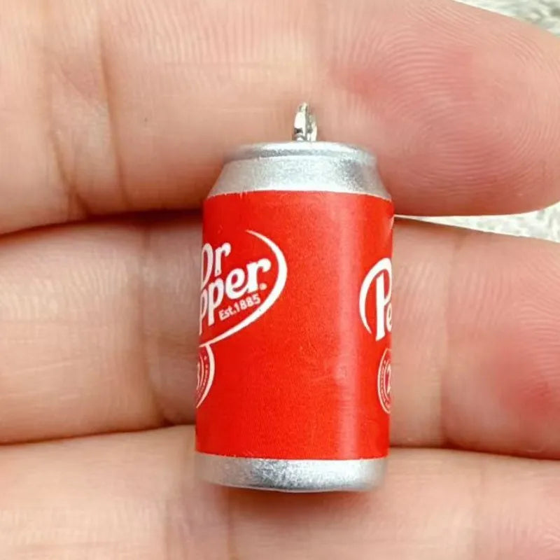 10pcs Resin Pendant Charm Beverages Bottle-Shaped Jewelry Findings for DIY Earrings Necklaces Bracelets
