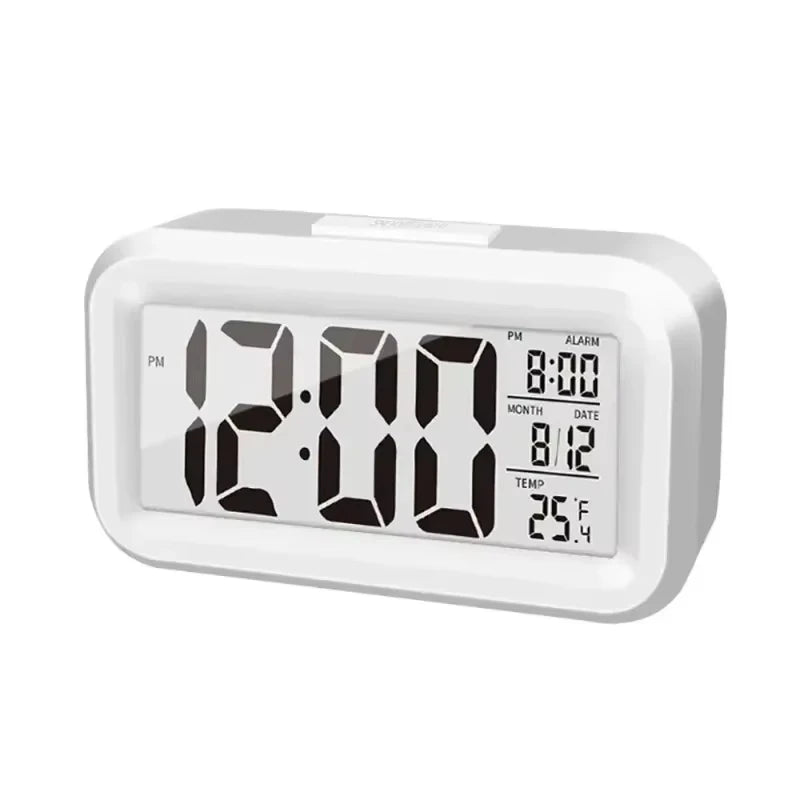 LED Digital Alarm Clock with Calendar Temperature Snooze Desktop Timer