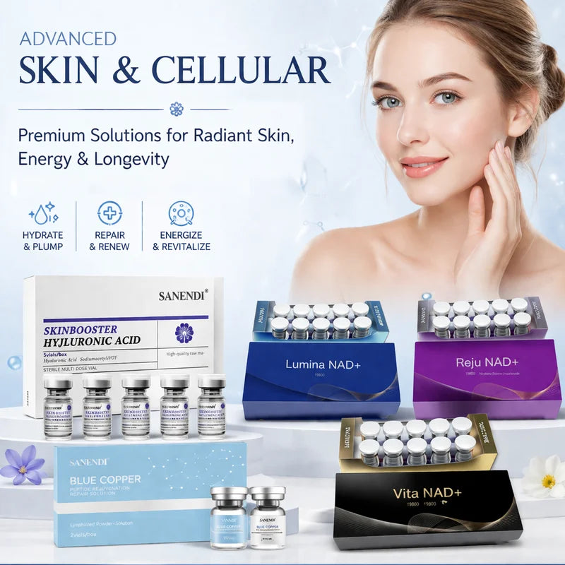 5-in-1 Hyaluronic Acid & Copper Peptide Skin Care Serum Set with Variants