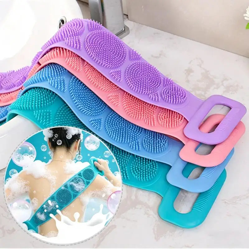 Exfoliating Silicone Body Brush Bath Scrubber for Shower & Skin Care