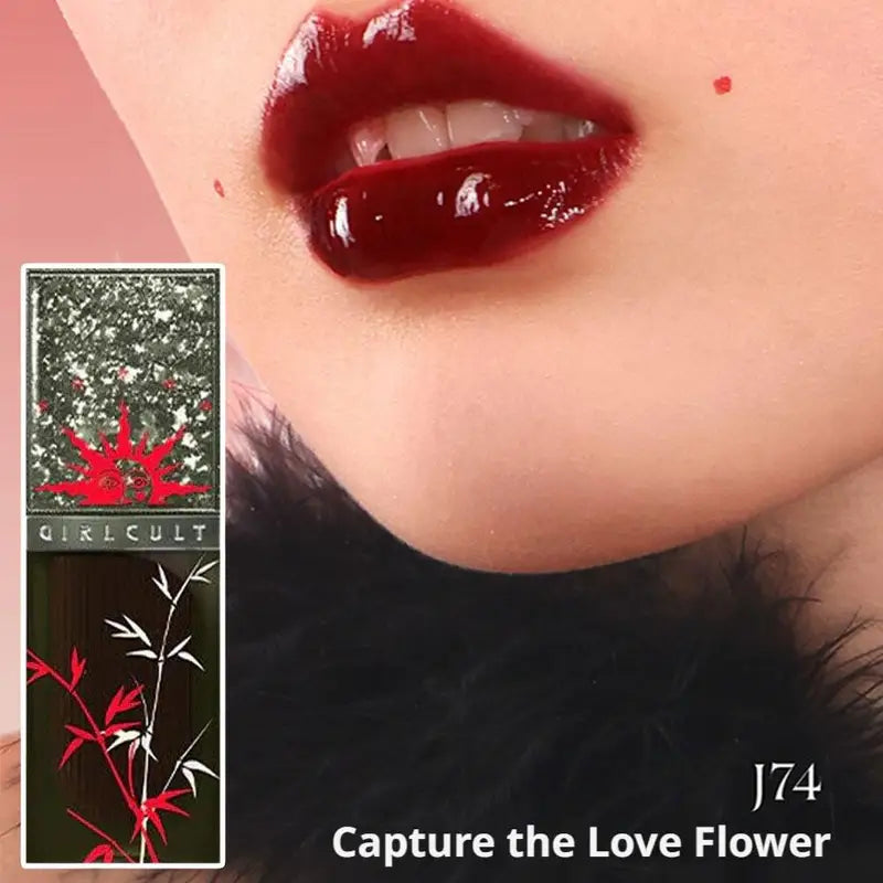 Longlasting Hydrating Lip Gloss with Chameleon Glitter - Pearlescent Lipstick 3.5g