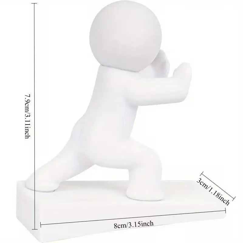 Humanoid Door Stopper Anti Slip Floor Protector for Kids Rooms and Home