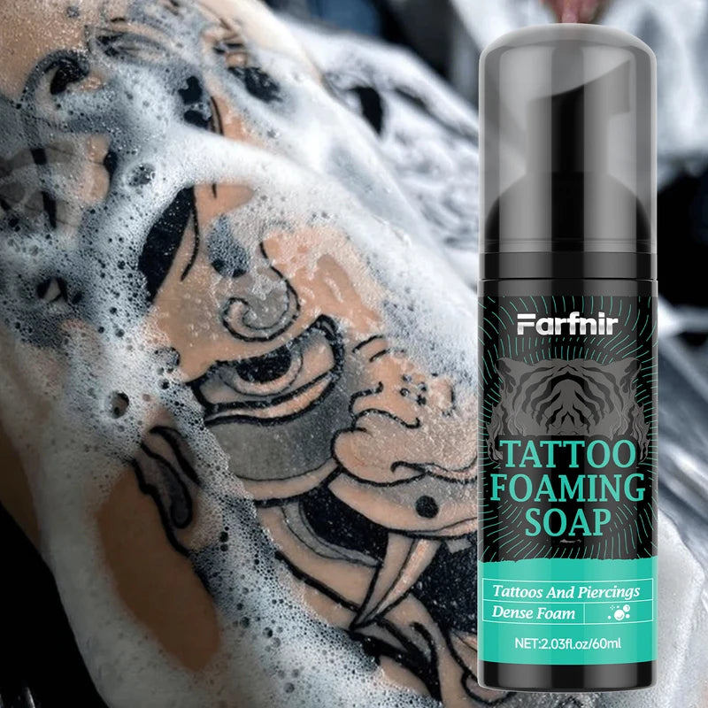 Tattoo Foaming Soap - Gentle Cleansing Moisturizing Brightening Skin