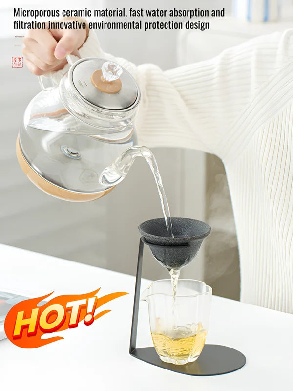 Microporous Ceramic Tea & Coffee Filter Strainer Reusable Drink Cup