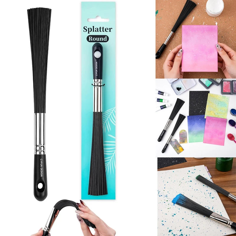 Abstract Art Brush Set for Splattering and Texturing - Multiple Colors