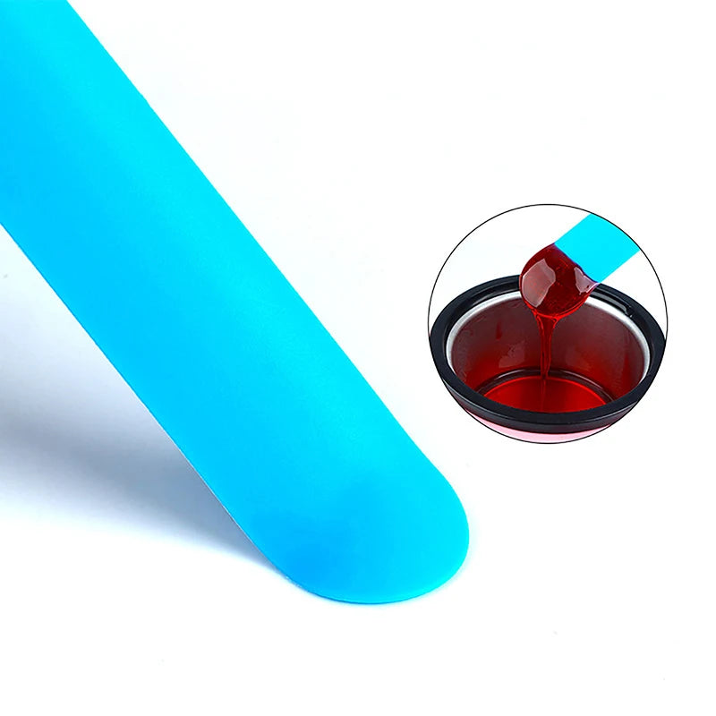 Silicone Waxing Spatulas Set - Reusable Non-stick Hair Removal Applicators