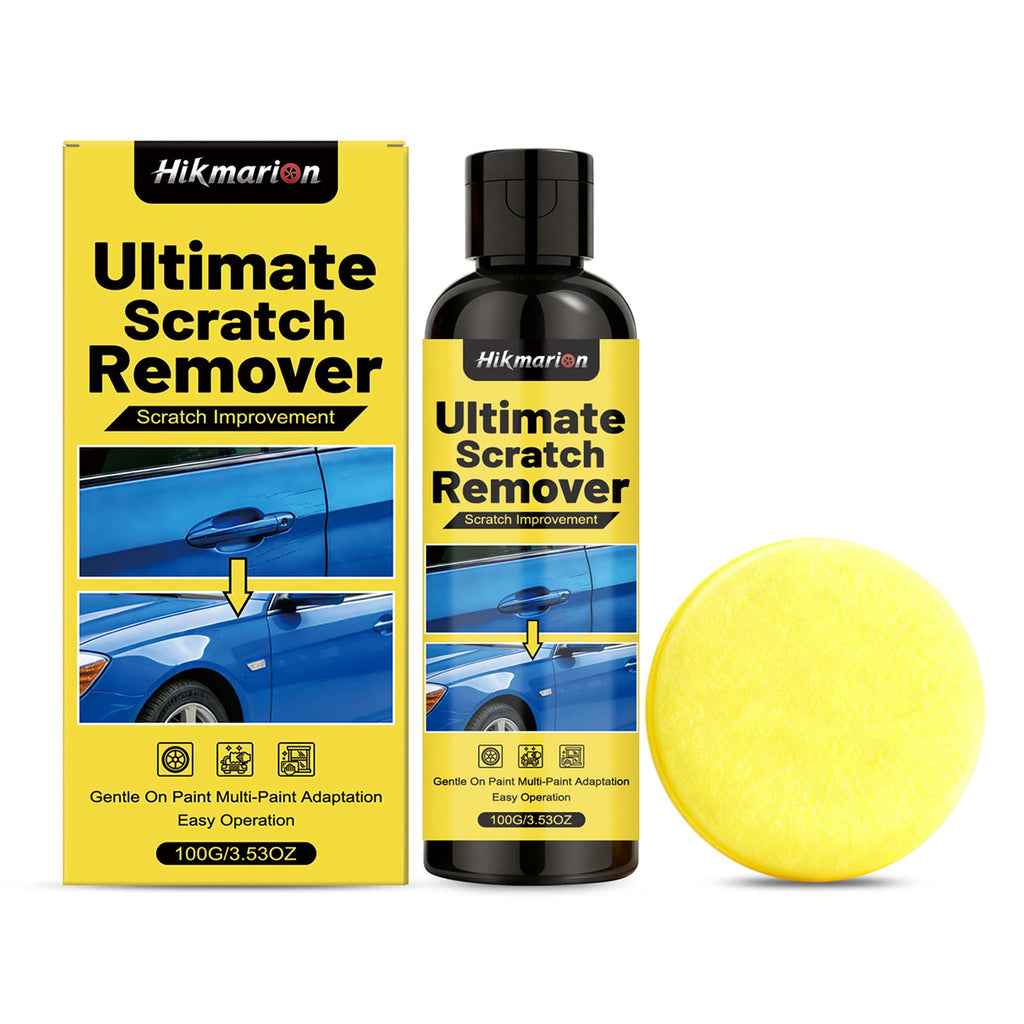 Car Scratch Removal Wax Kit for Vehicle Paint Surface Repair 100g with Sponge