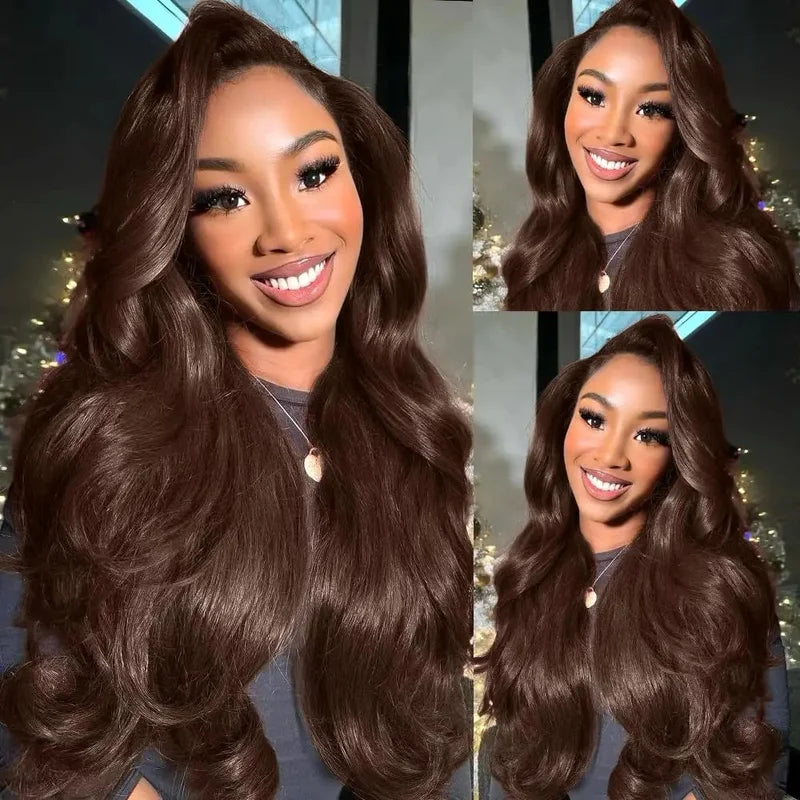 Long Body Wave Lace Front Wig 13x4 13x6 HD Lace Frontal Colored Human Hair