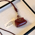 Women's Small Leather Bag Pendant Necklace - Vintage Korean Style Fashion Accessory