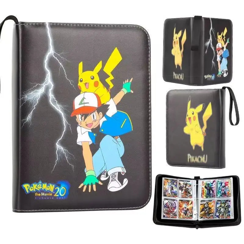 Cartoon Album 400pcs Card Book Protector for Game Cards Collection Folder