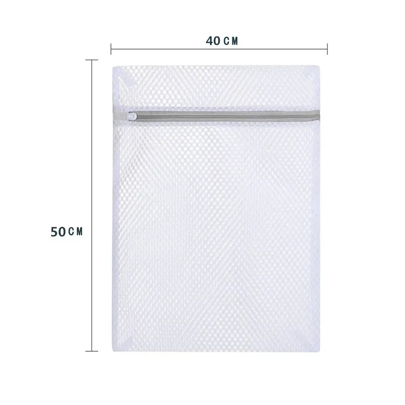 5Pcs Mesh Laundry Bags Set Durable Reusable Washing Machine Organizer Bags
