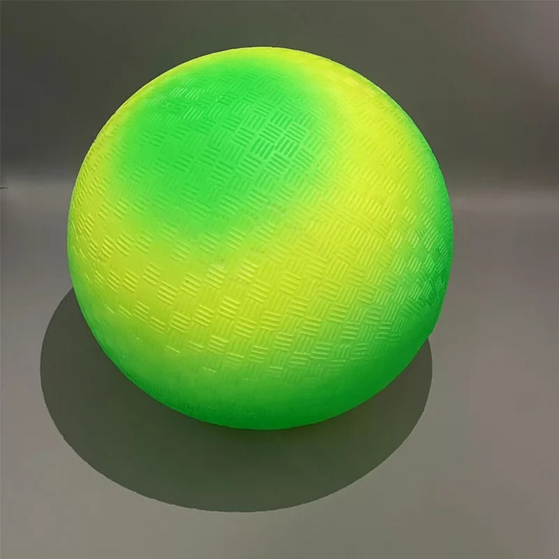 Rainbow Playground Ball for Dodgeball Handball and Party Games - Indoor & Outdoor Use