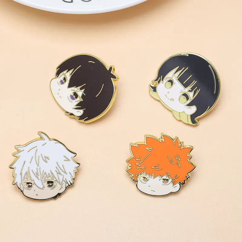 Anime Prison Q Cartoon Character Brooch Enamel Lapel Pin Jewelry Accessory