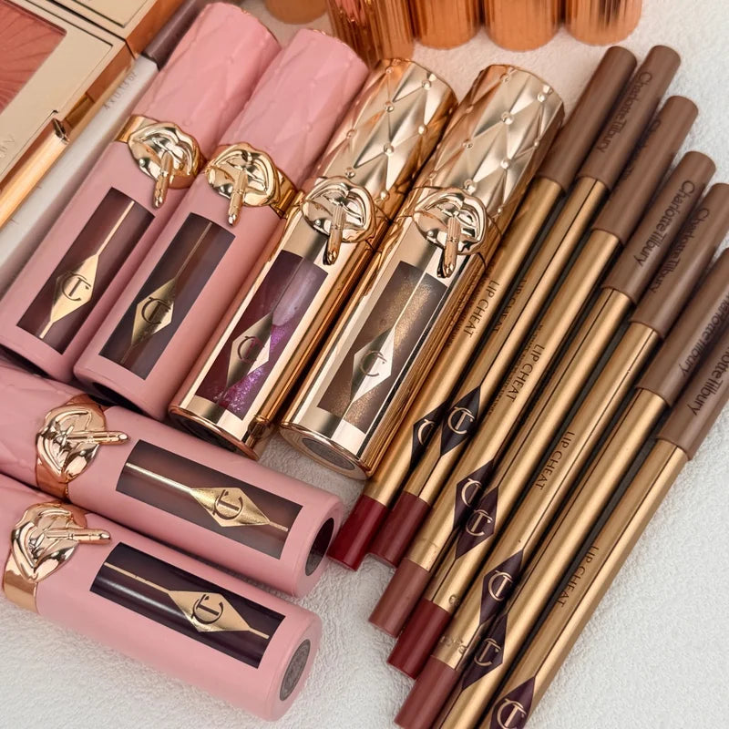 Makeup Sets with Lip Liners, Lip Gloss & Lipstick - Multi-Color Assortment