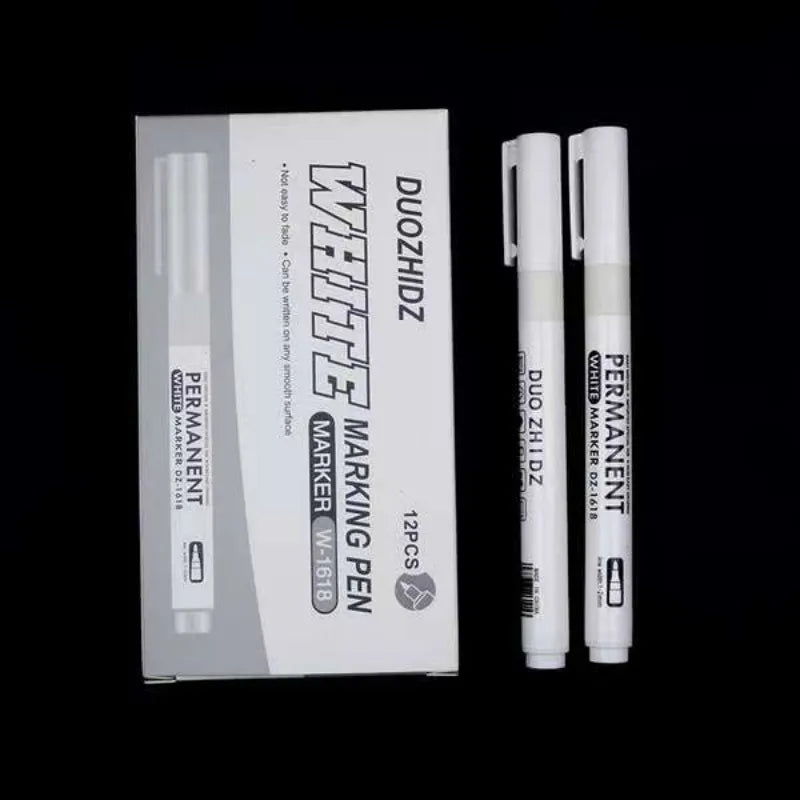 Waterproof Metal Paint Markers Set for Art, Fabric, Leather, Wood - 3/6PCS