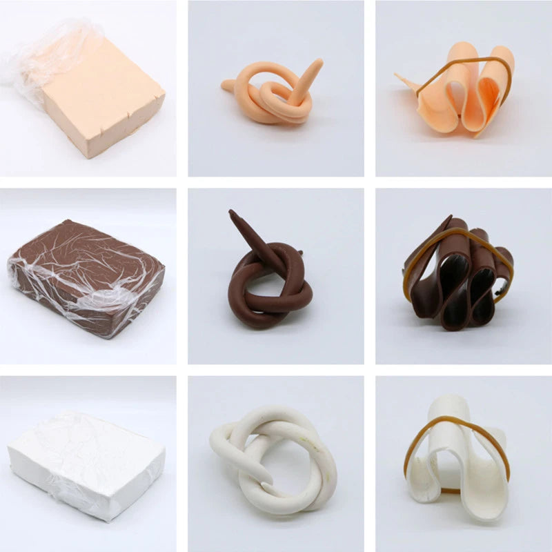 Polymer Clay for Doll Making 500g Soft Sculpting Material Multi-Color DIY Craft