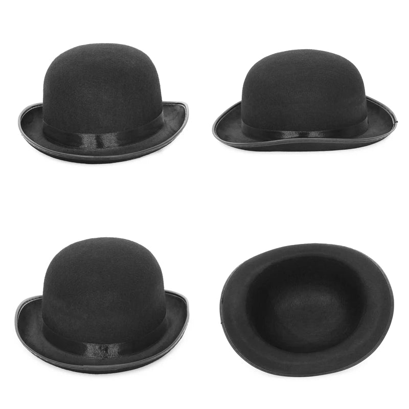 Unisex Magician Top Hat for Parties and Costumes - Black or Red