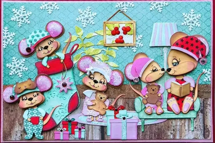 Christmas Halloween Pumpkin Witch Die Cutting Embossing Template for Scrapbooking DIY Cards