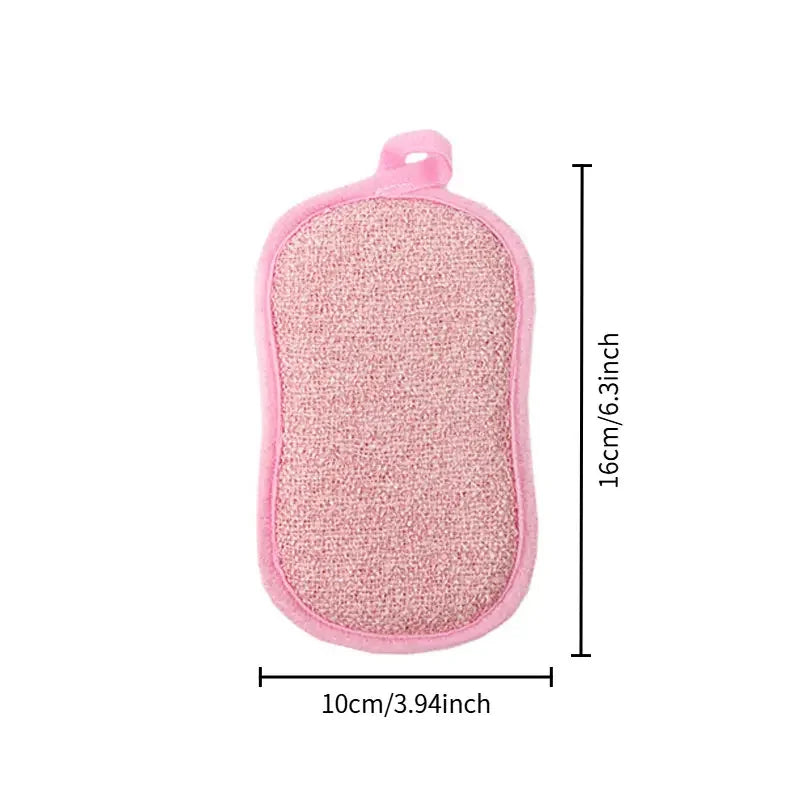 Reusable Multi-Functional Cleaning Pads for Kitchen & Bathroom, Washable & Chemical-Free