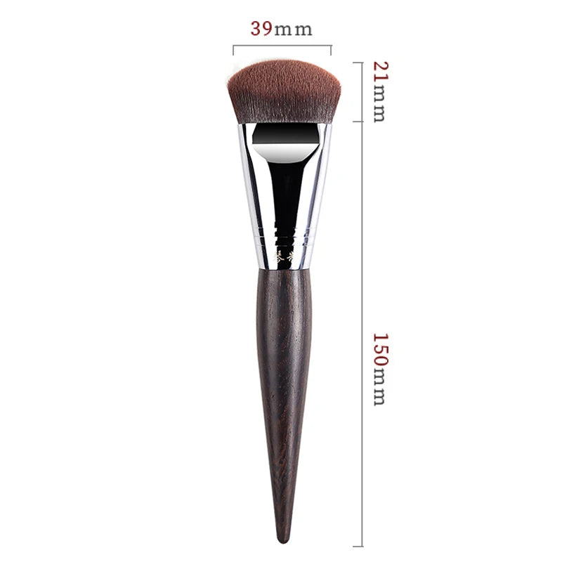 Slant Foundation Blush Brush - Synthetic Fiber Makeup Brush for Face