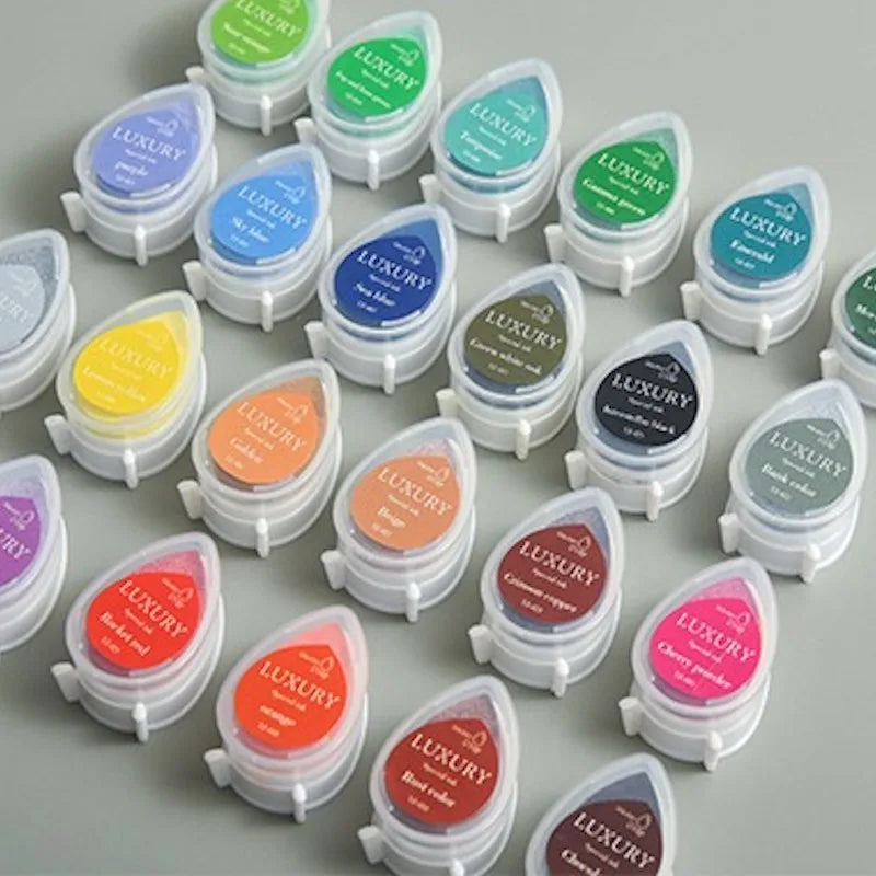Colorful Ink Pad for Scrapbooking & Crafting - DIY Stamping Material