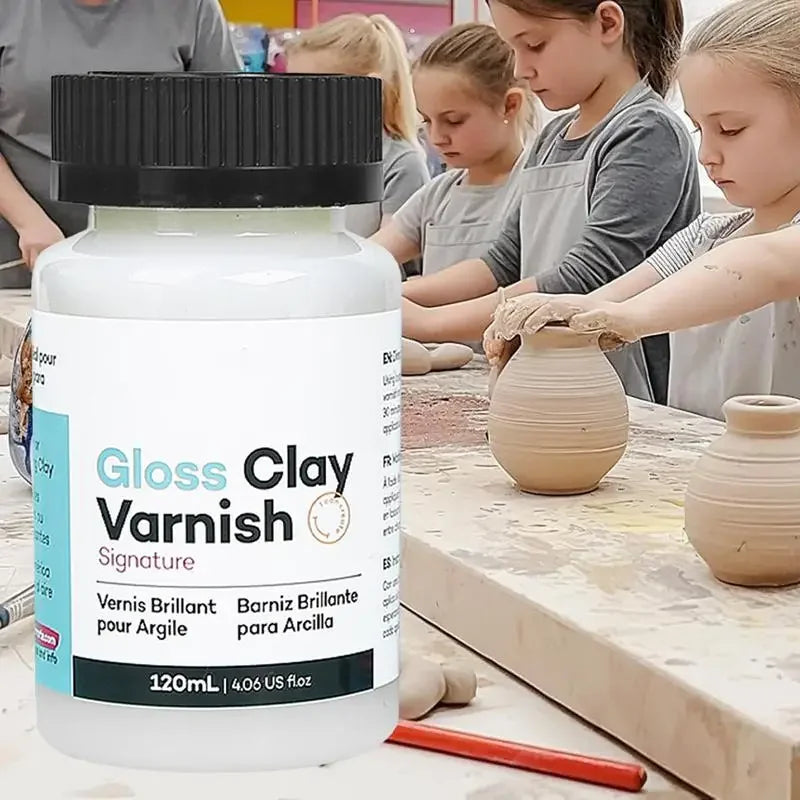 High Gloss Acrylic Varnish for Air-Dry Clay, Ceramics, & Paintings - 20/60/120ml