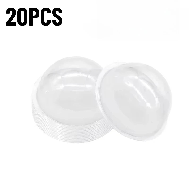 Plastic Hemisphere Cover Set for DIY Candy and Party Gift Packaging - Multiple Colors