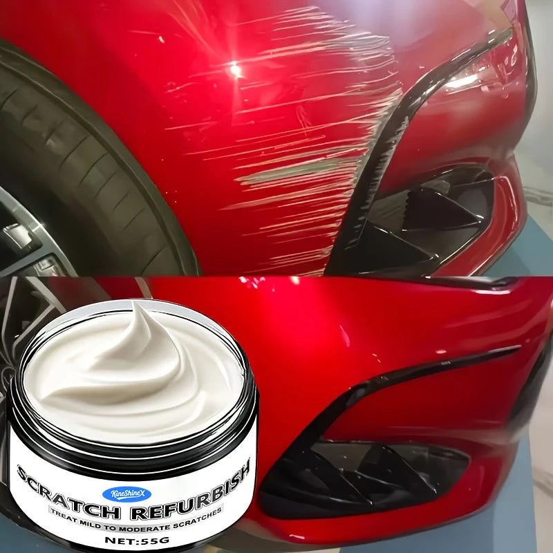 Car Scratch Remover Wax Polish - Long-Lasting Shine & Oxidation Protection