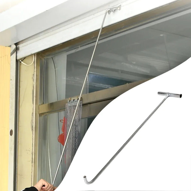 Heavy Duty Manhole Cover Lifter Hook Steel Utility Tool for Sewer Drain Opening