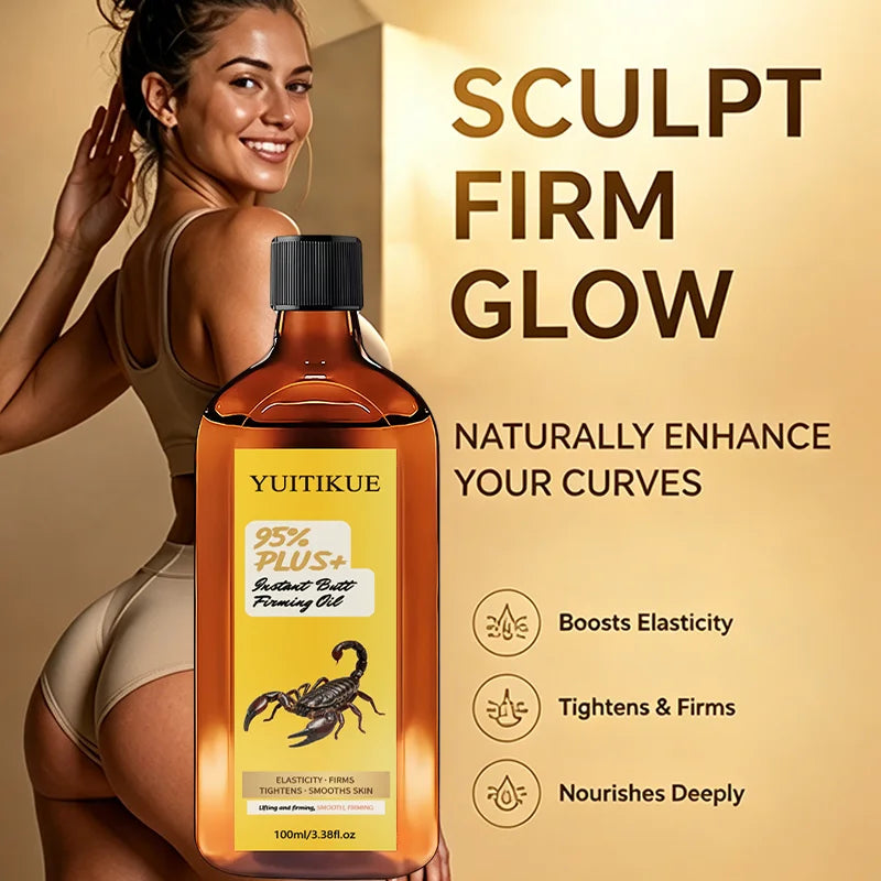 Scorpion Butt Firming Oil - Lifting & Tightening Body Oil for Hip and Glutes, 100ml