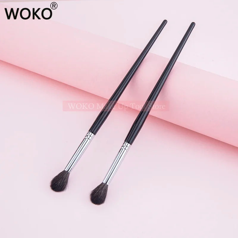 Professional Eyeshadow Crease Brush with Natural Goat Hair & Copper Handle