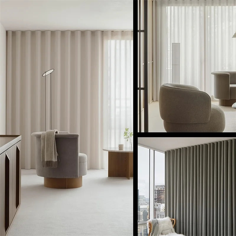 393.7 Inch Silent Curtain Track with Bead Sliders for Wavy S-Curve Curtains