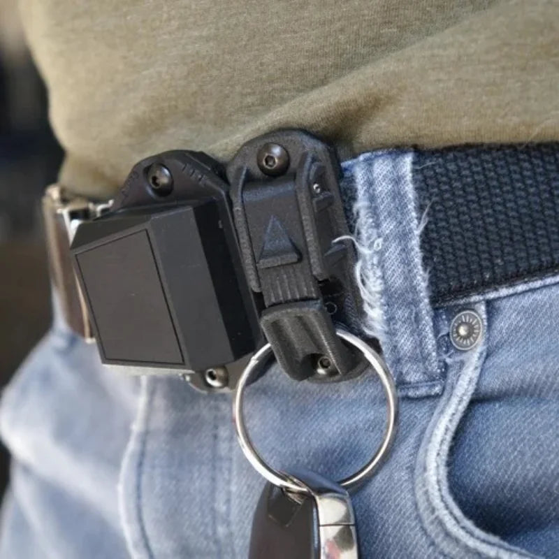 Plastic Tactical Key Ring Clip for Camping Hiking Outdoor Gear