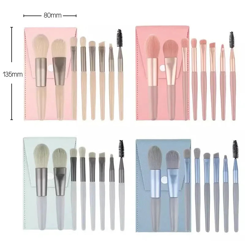 Soft Fluffy Makeup Brush Set with Face Foundation Blush Eyeshadow Blending Tools
