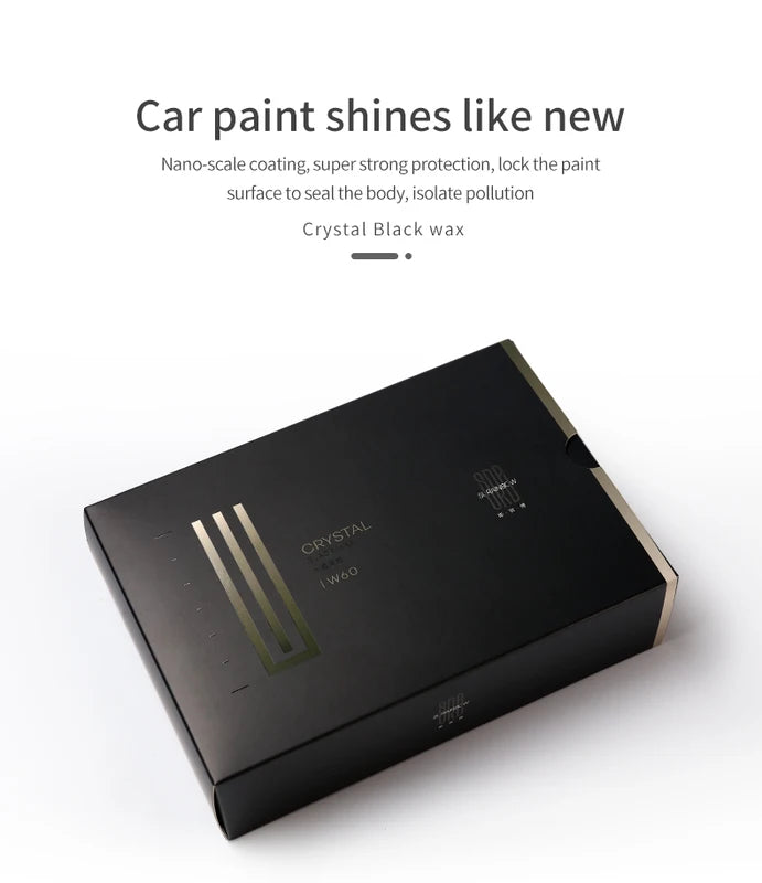 Premium Black Car Wax Paste for Deep Gloss & Long-Lasting Protection