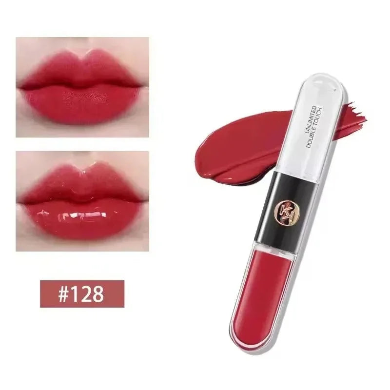 Long-Lasting Lip Gloss with Transparent Mirror - Multiple Colors