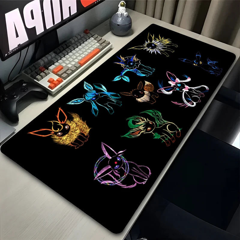 Colorful Anime Mouse Pad for Gaming and Office Desks - 50cmx50cm & Larger Sizes